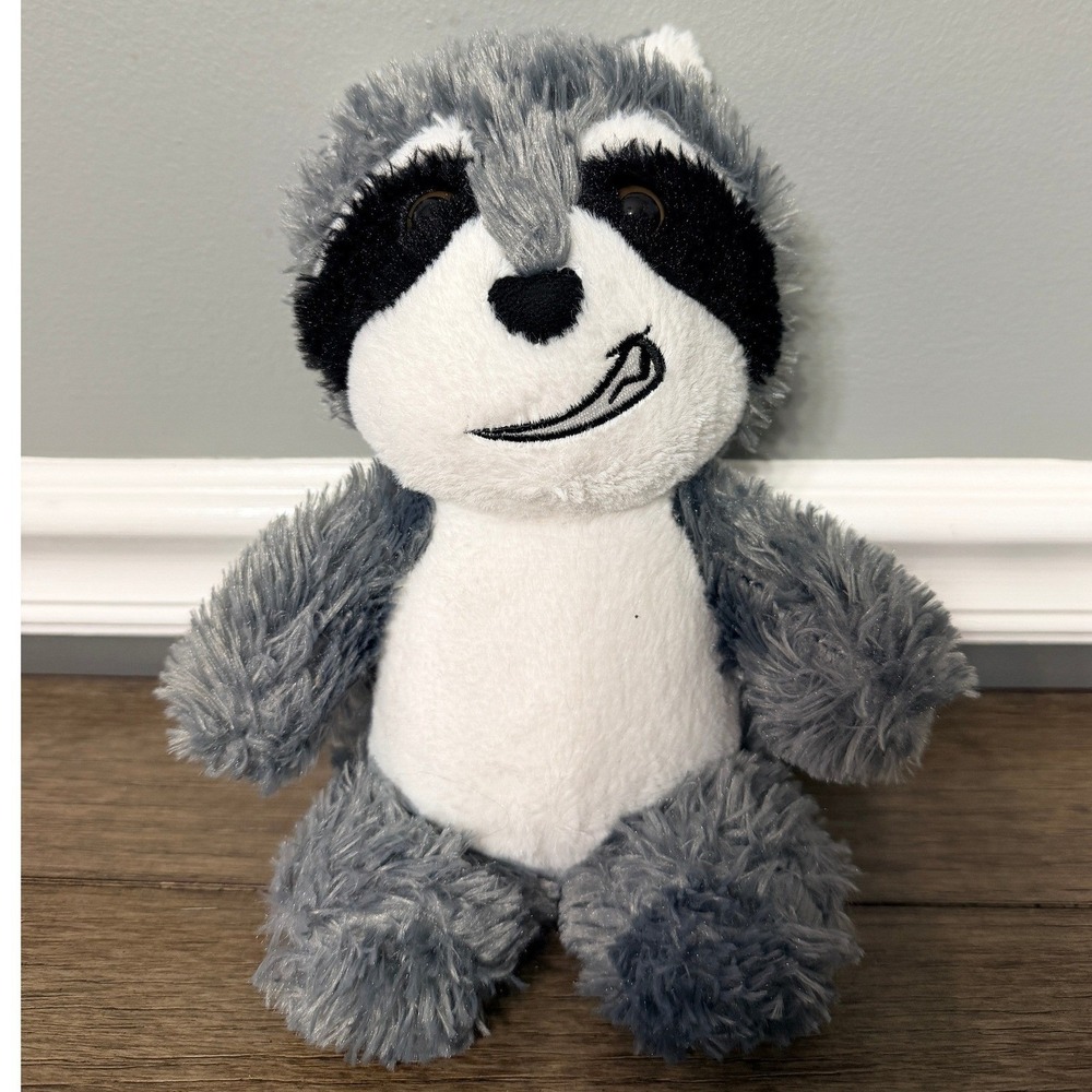 FOCO Raccoon Plush Stuffed Animal Toy Kids Gray Black White Cute‎ Fun